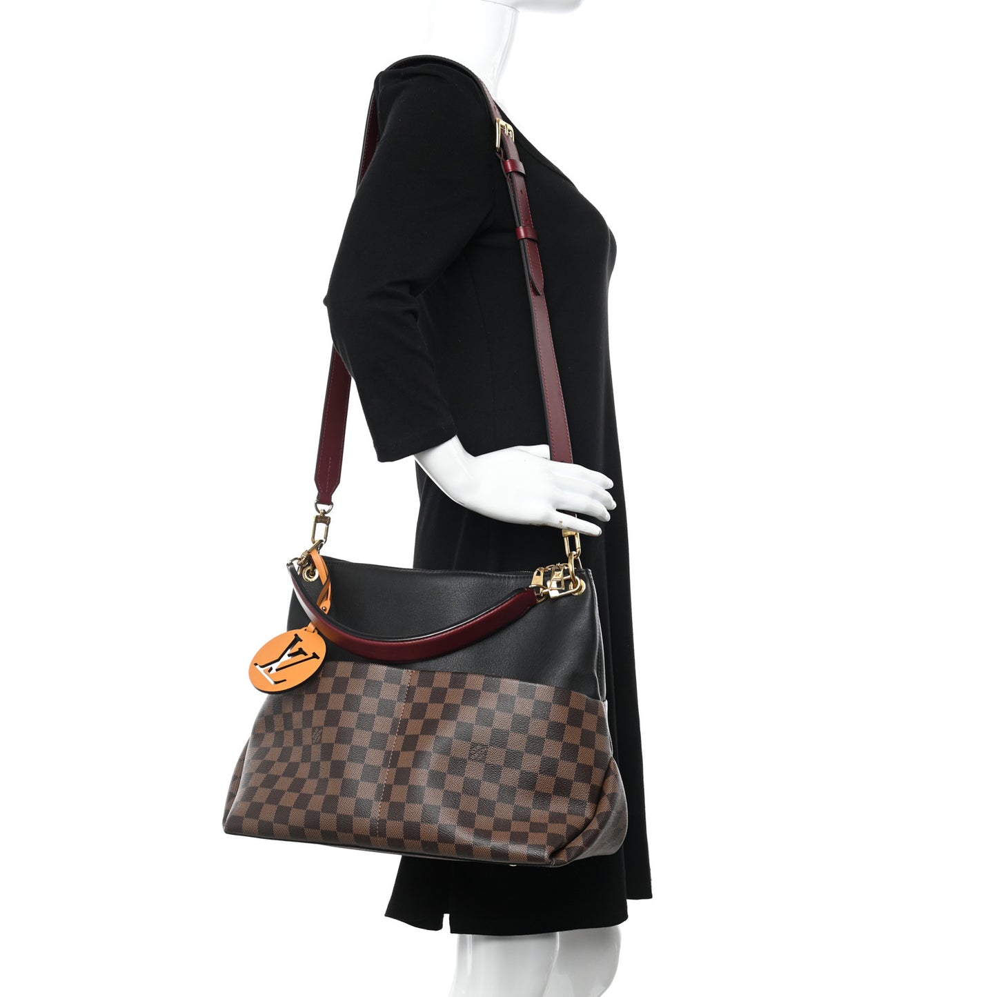 Damier Ebene Calfskin Maida Black