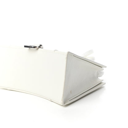 Balenciaga Grained Calfskin XS Hourglass East West Tote White 8 of 9