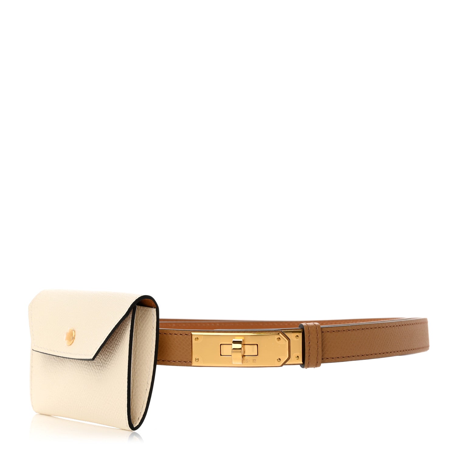 Hermes Epsom Kelly Pocket Belt Biscuit Nata 1 of 5