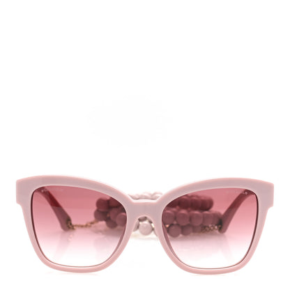 Chanel Acetate Chain Square Sunglasses 5487-A Pink 2 of 9