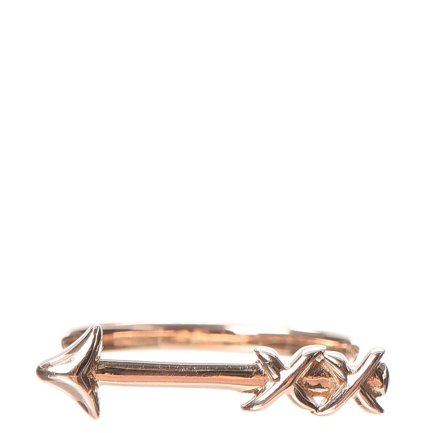 18K Rose Gold Paloma's Graffiti Arrow Ring 53.5 6.5
