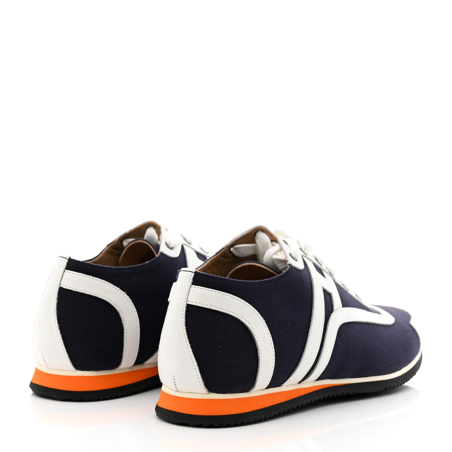 Cotton Calfskin Kool Sneakers 40 Indigo White