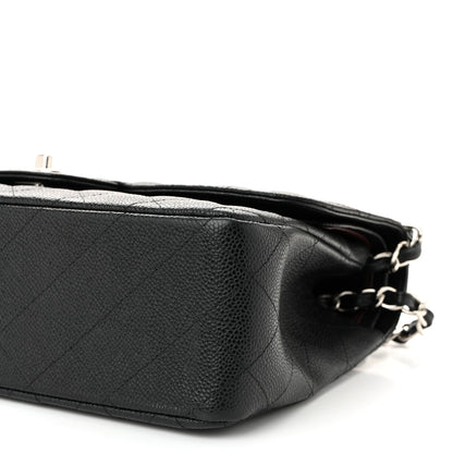 Chanel Caviar Quilted Jumbo Double Flap Black 10 of 10