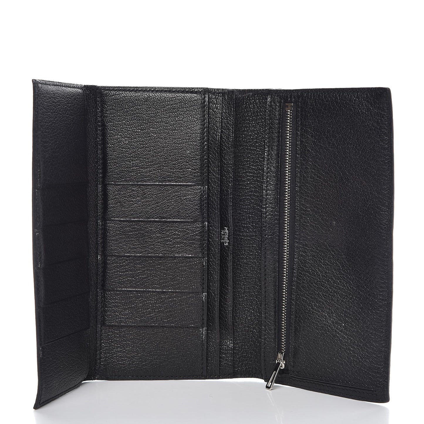 Chevre Mysore Tri-Fold Bearn Wallet Black