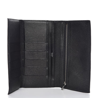 Hermes Chevre Mysore Tri-Fold Bearn Wallet Black 5 of 12