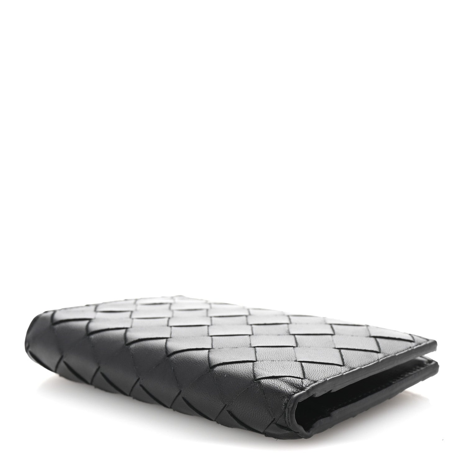Bottega Veneta Nappa Intrecciato Medium Bi-Fold Zip Wallet Black 4 of 7