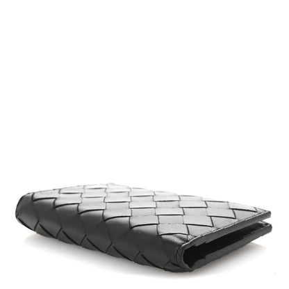 Bottega Veneta Nappa Intrecciato Medium Bi-Fold Zip Wallet Black 4 of 7
