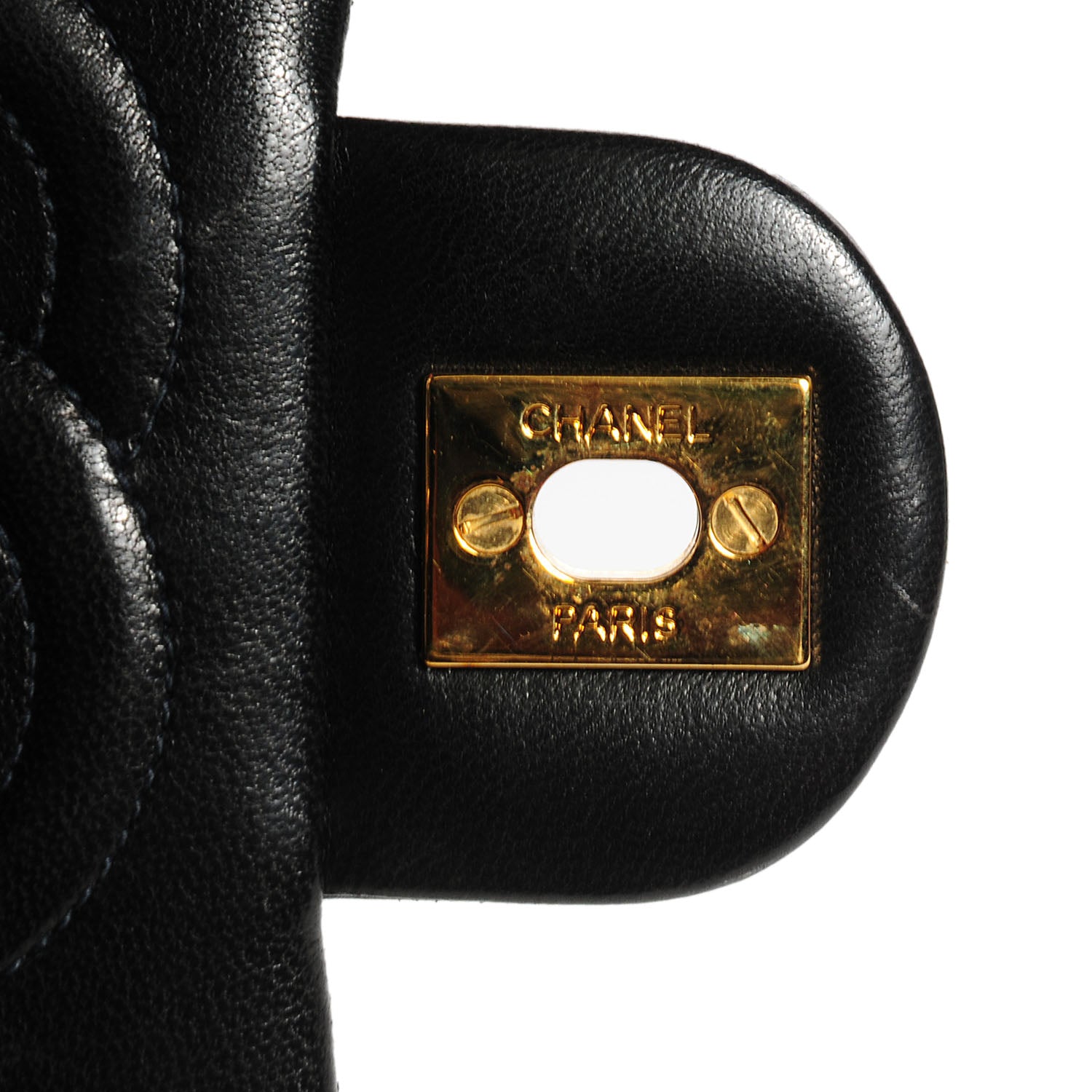 Chanel Lambskin Quilted Mini Square Flap Black 8 of 8