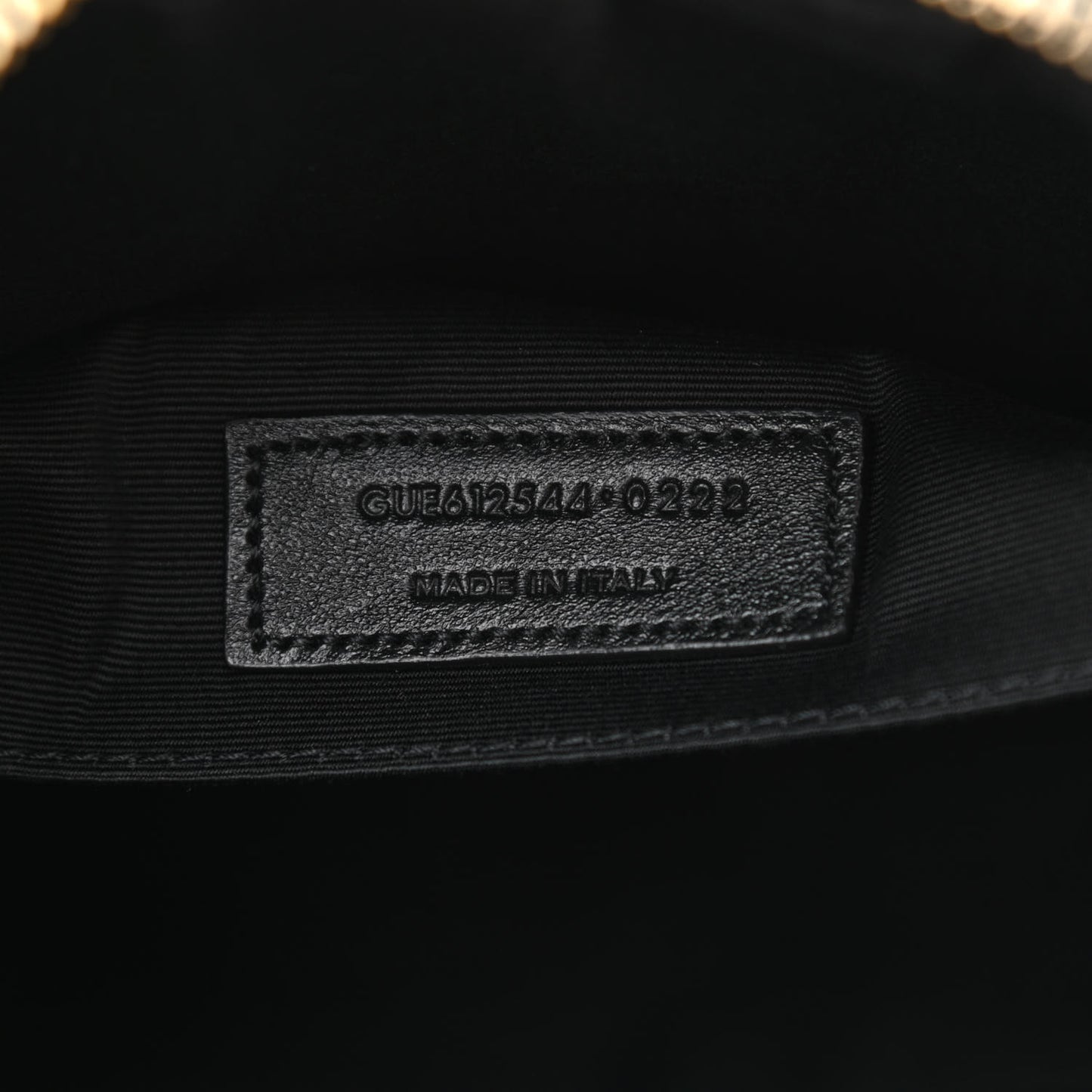 Calfskin Matelasse Monogram Lou Camera Bag Black