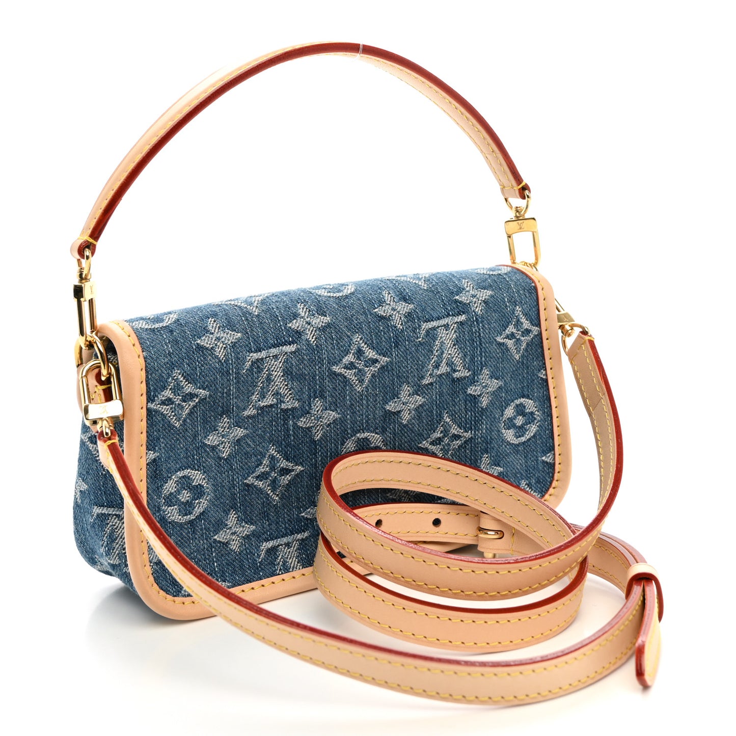 Monogram Denim Nano Diane Blue