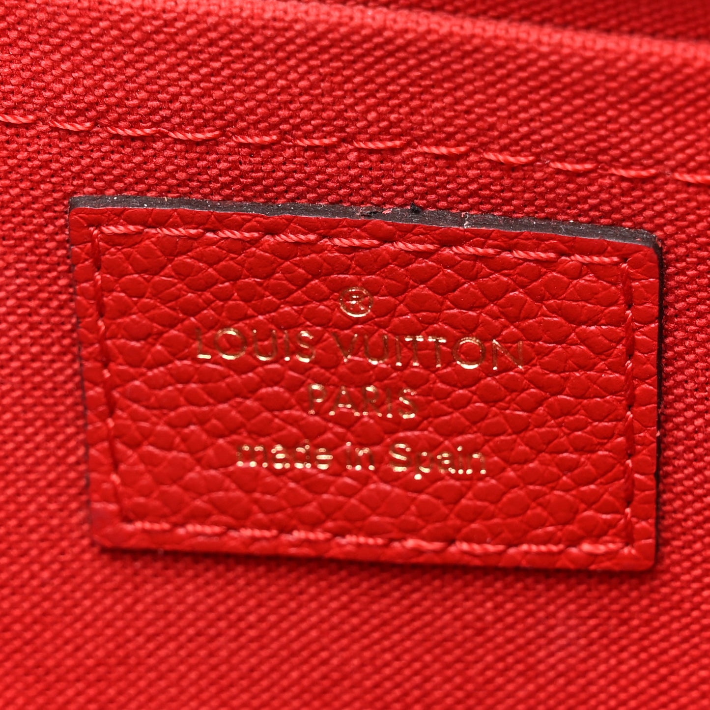 Monogram Pallas Clutch Cherry
