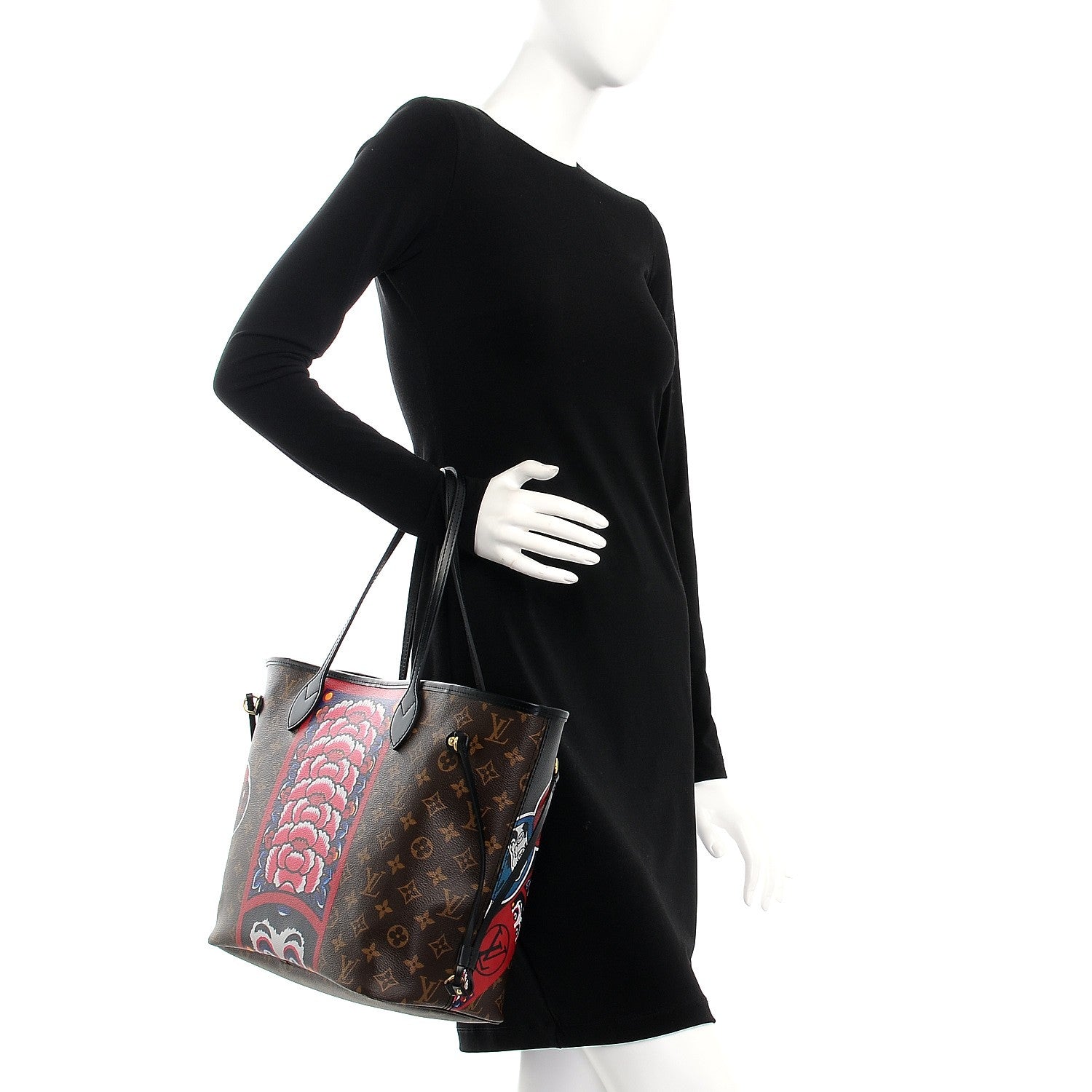 Louis Vuitton Monogram Kabuki Neverfull MM 3 of 8