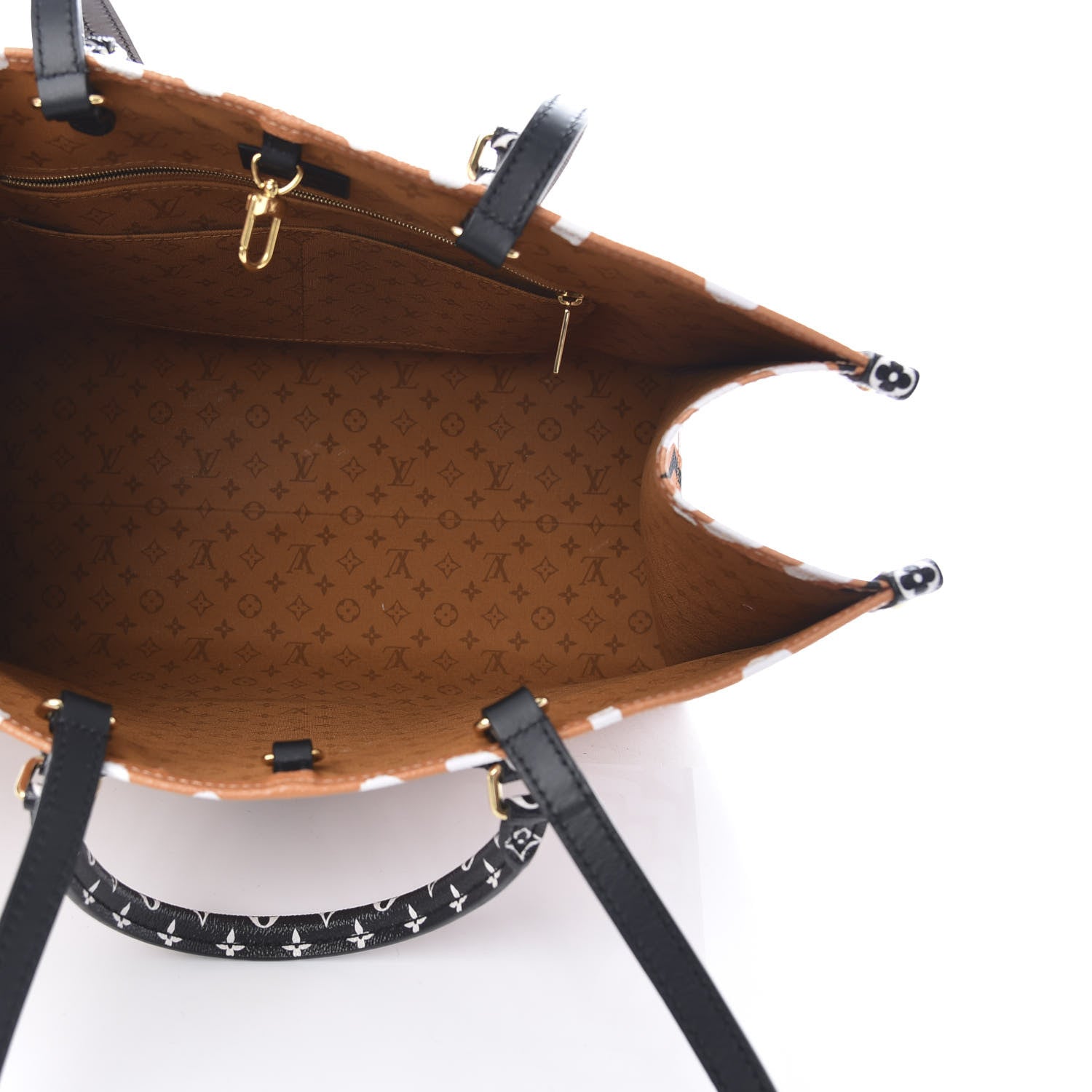 Louis Vuitton Monogram Giant Crafty Onthego GM Crème Caramel 5 of 10