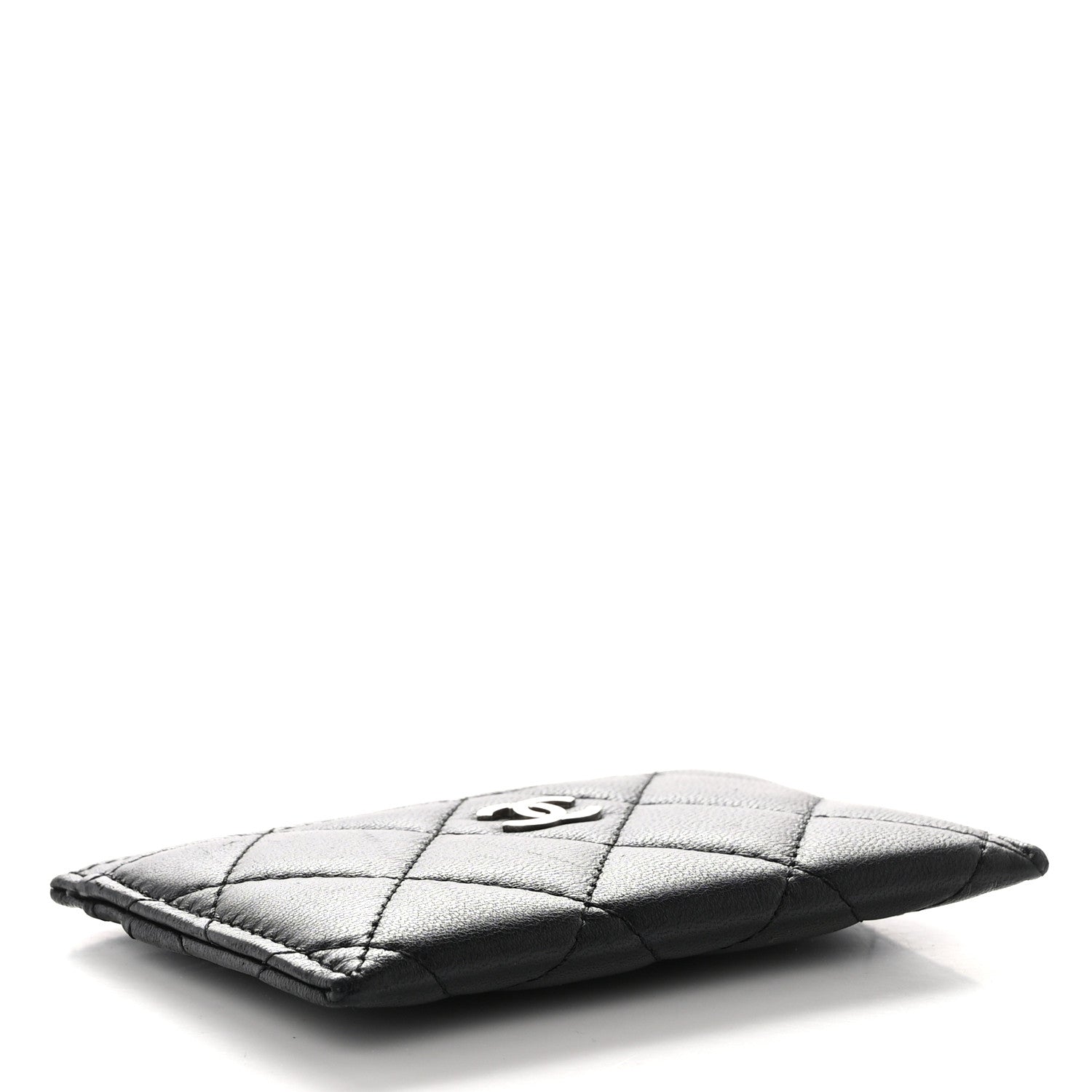 Chanel Lambskin Quilted Card Holder Black 4 of 8