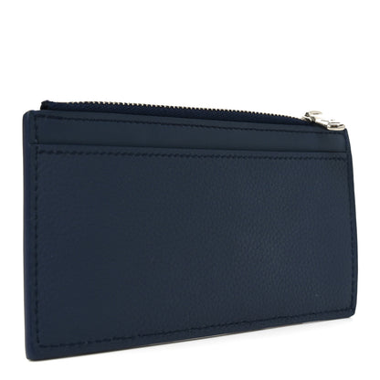 Louis Vuitton Calfskin Aerogram Coin Card Holder Navy Blue 3 of 6