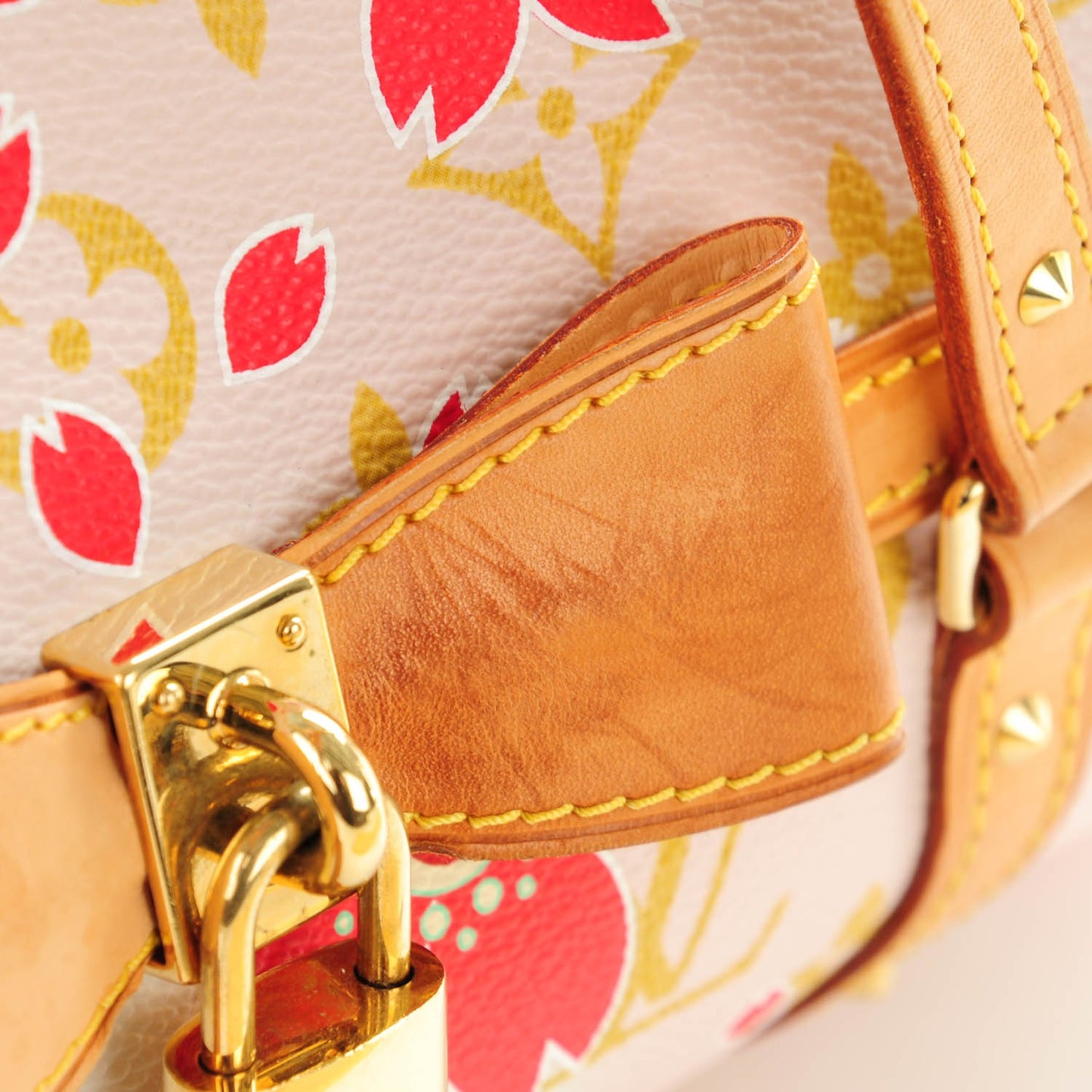 Monogram Cherry Blossom Papillon Red Creme