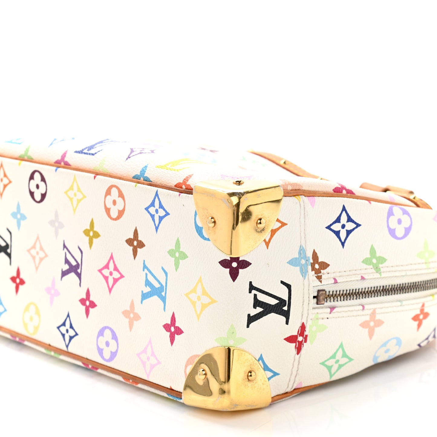 Monogram Multicolor Trouville White