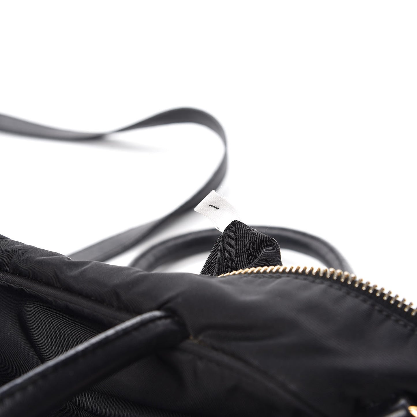 Nylon Fiocco Mini Bowler Black