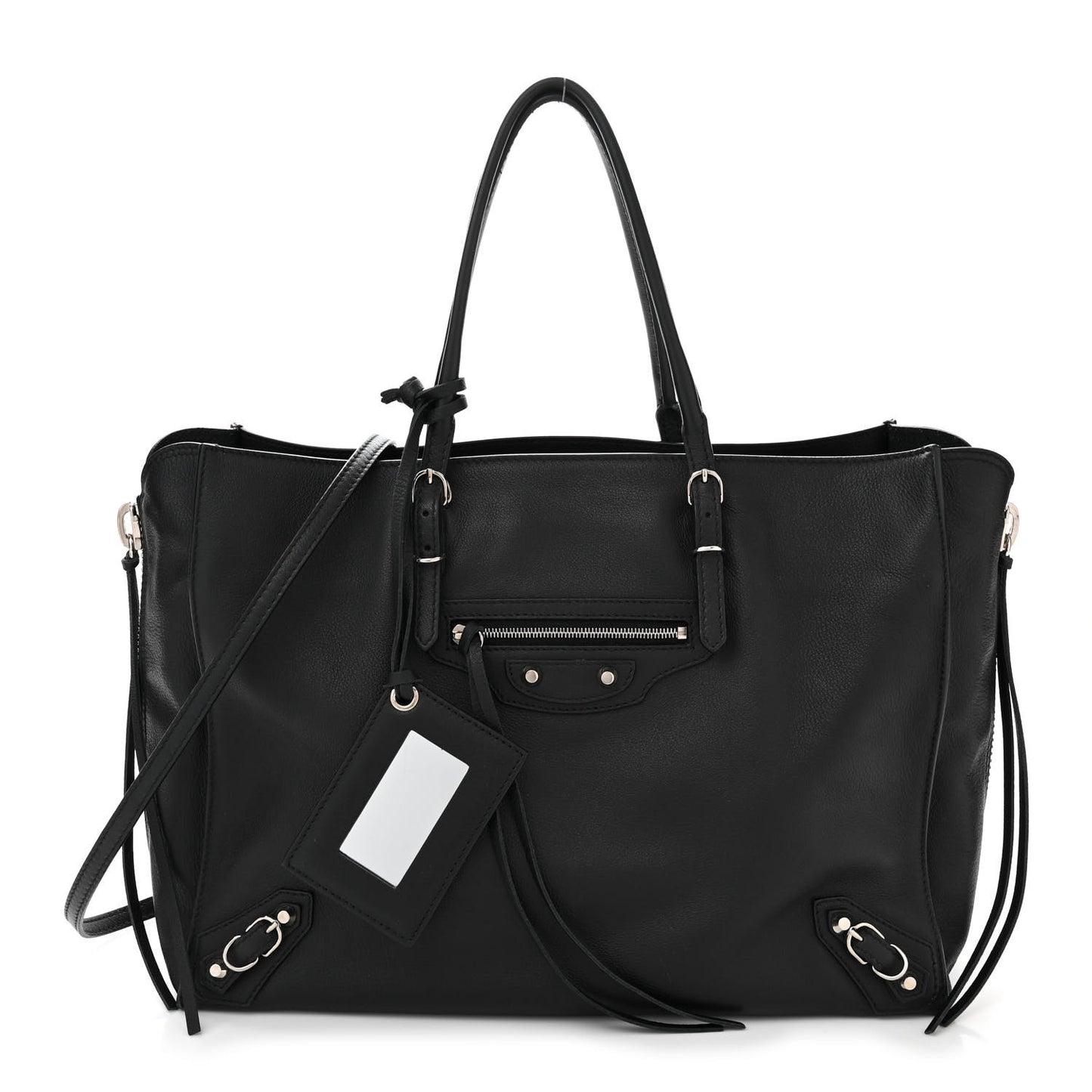 Veau Papier B4 Zip Around Tote Black