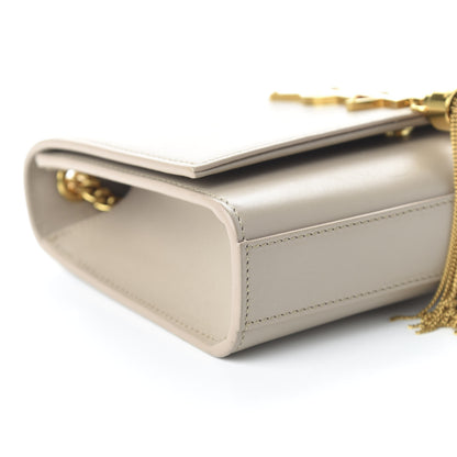 Saint Laurent Calfskin Small Classic Monogram Kate Tassel Satchel Dark Beige 6 of 11