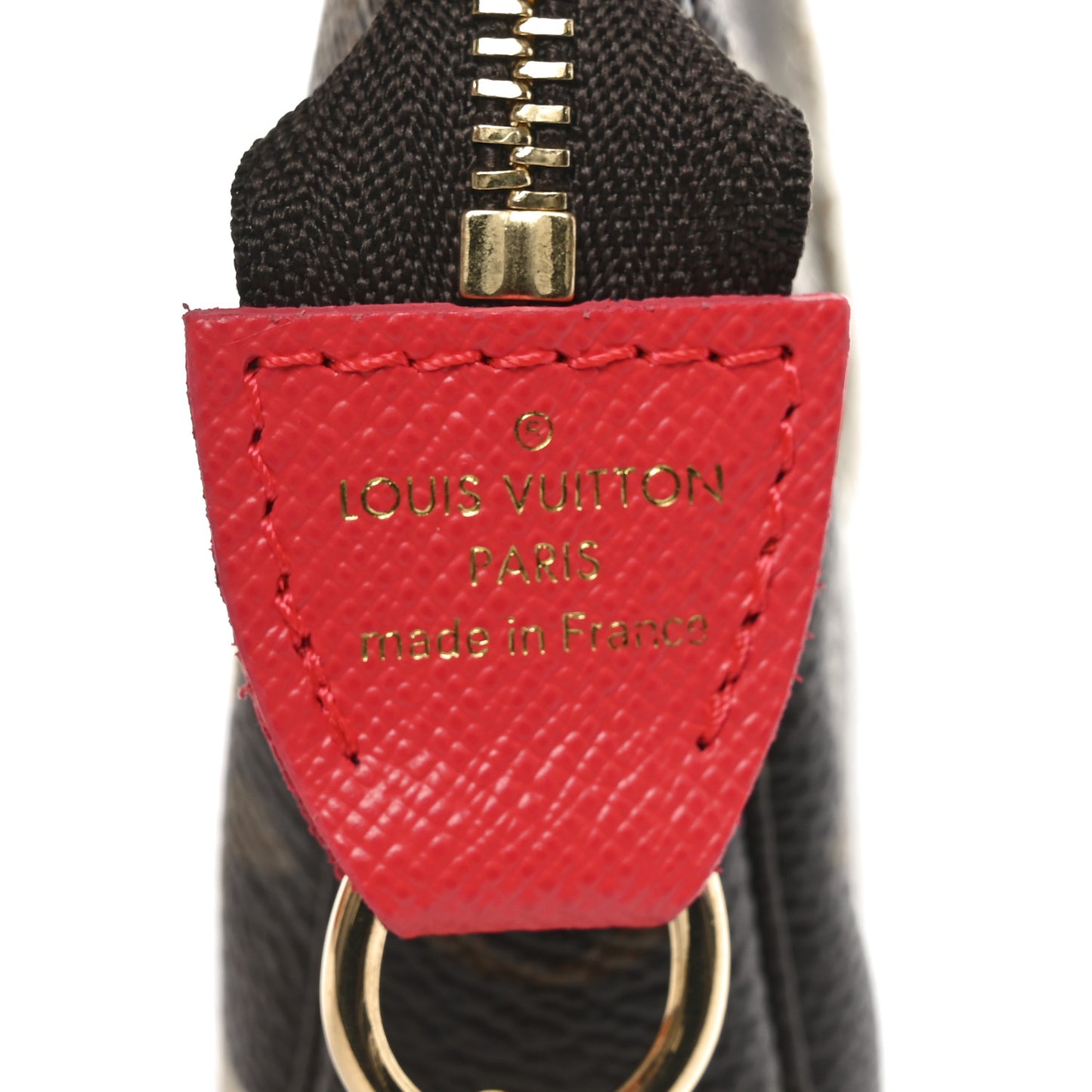 Monogram 2021 Christmas Animation London Mini Pochette Accessories Red