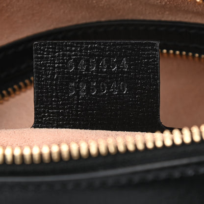 Gucci Textured Calfskin Small Horsebit 1955 Shoulder Bag Black 7 of 10