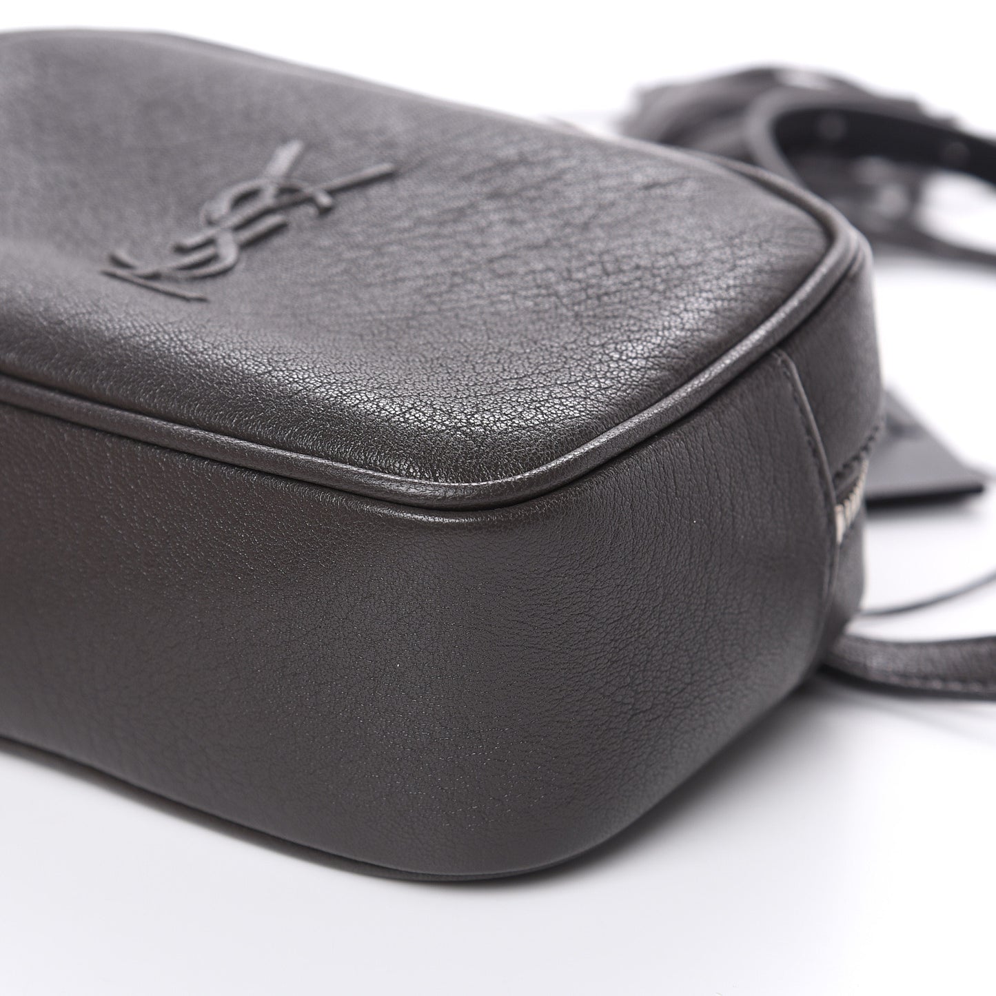 Lambskin Monogram Lou Belt Bag Asphalt