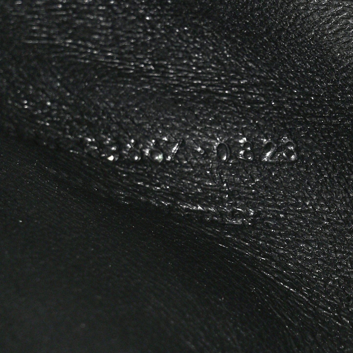 Lambskin Quilted Gaby Zipped Pouch Black