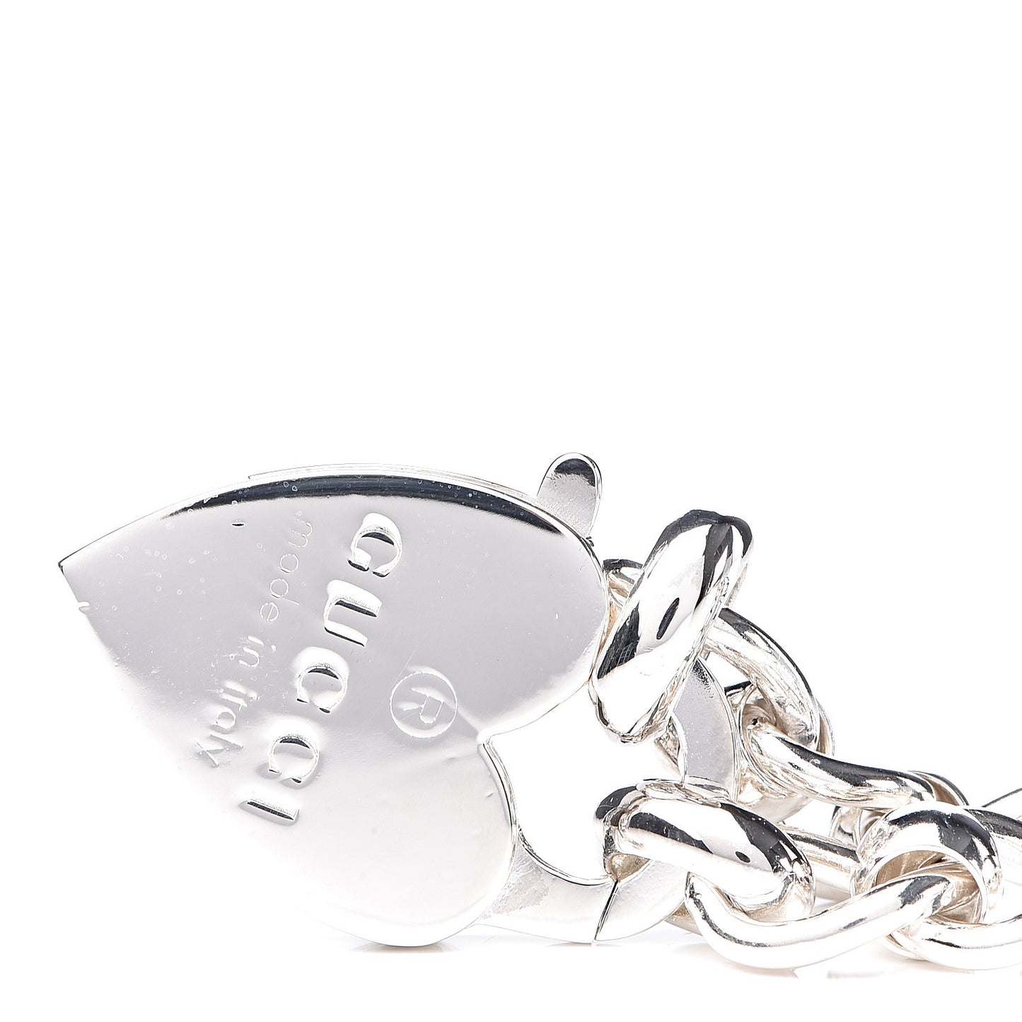 Sterling Silver Heart Lock Bracelet