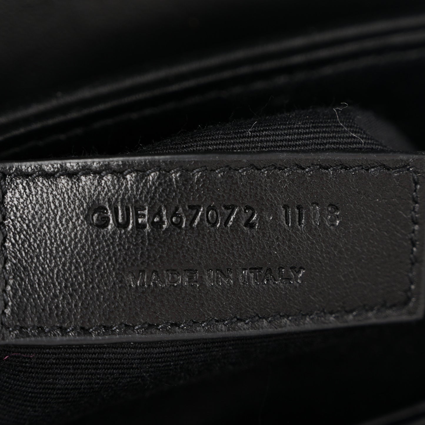 Calfskin Y Quilted Monogram Toy Loulou Crossbody Bag Black