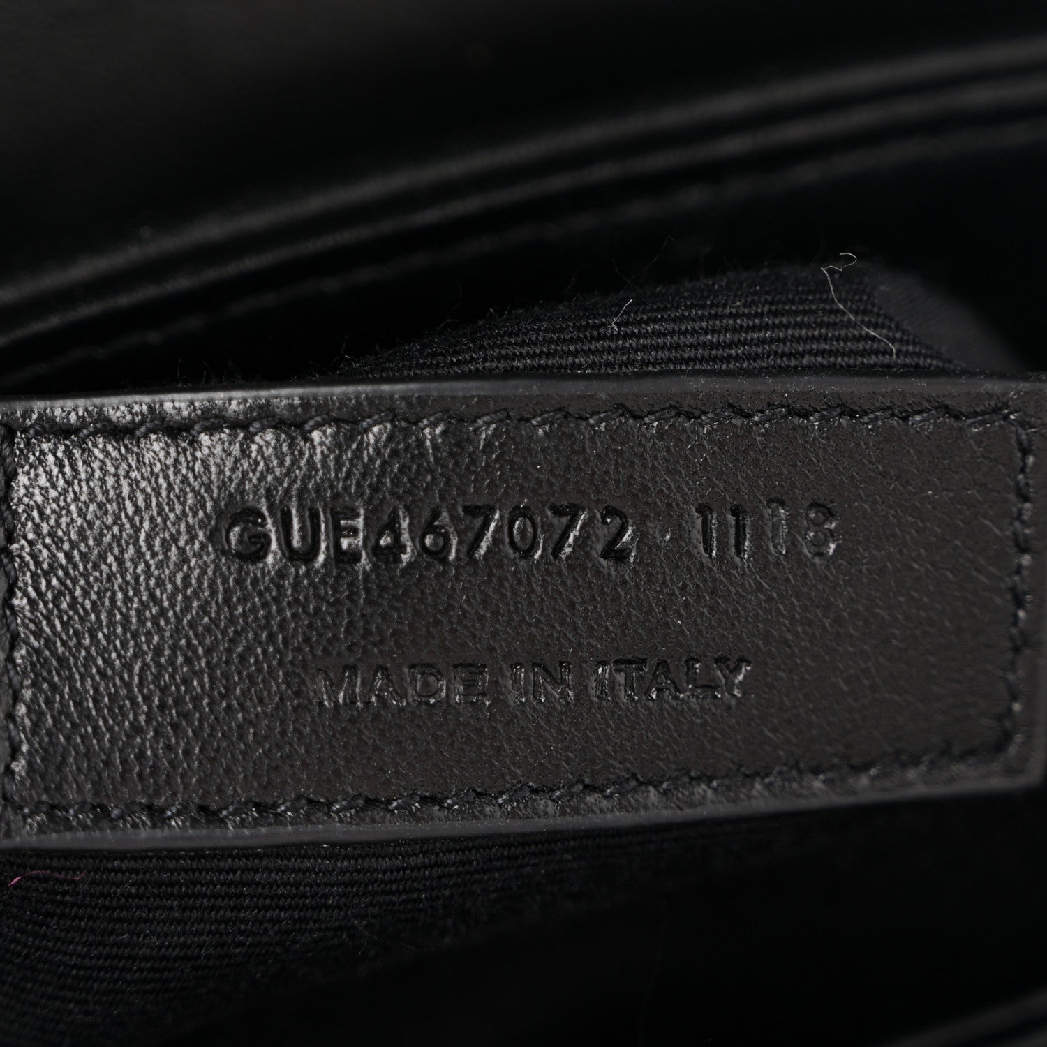 Saint Laurent Calfskin Y Quilted Monogram Toy Loulou Crossbody Bag Black 7 of 15