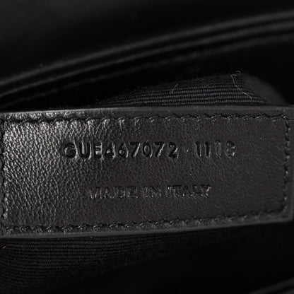Saint Laurent Calfskin Y Quilted Monogram Toy Loulou Crossbody Bag Black 7 of 15