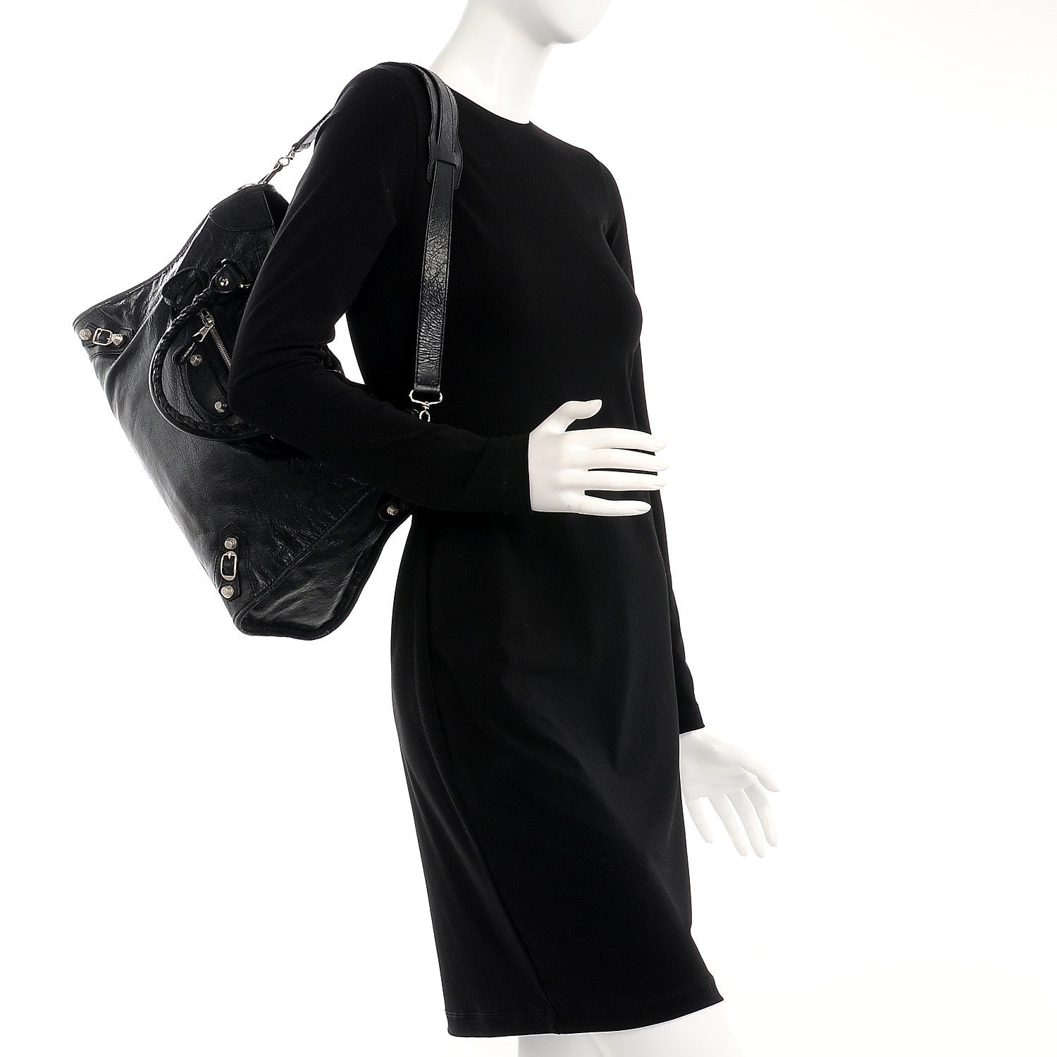 Balenciaga Agneau Giant 12 Silver Hardware City Black 2 of 8