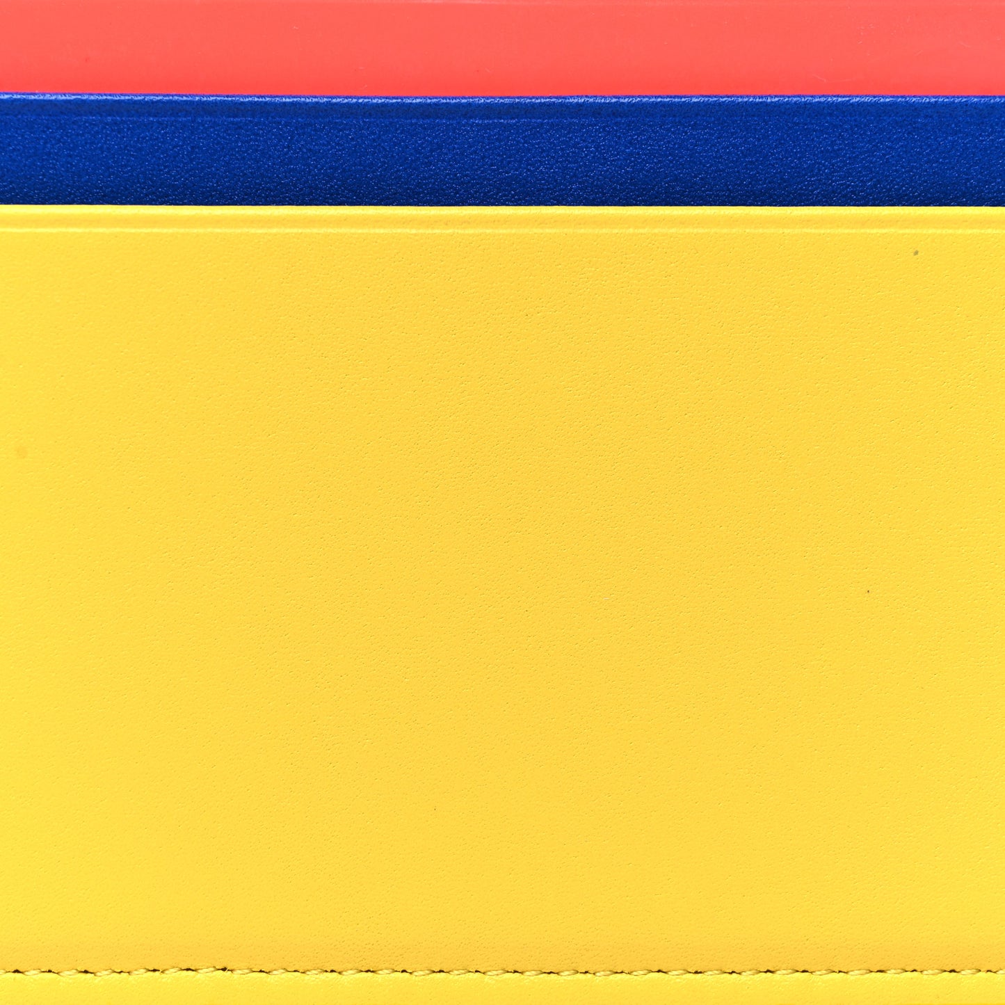 Calfskin Kios Card Holder Canari Pink Blue