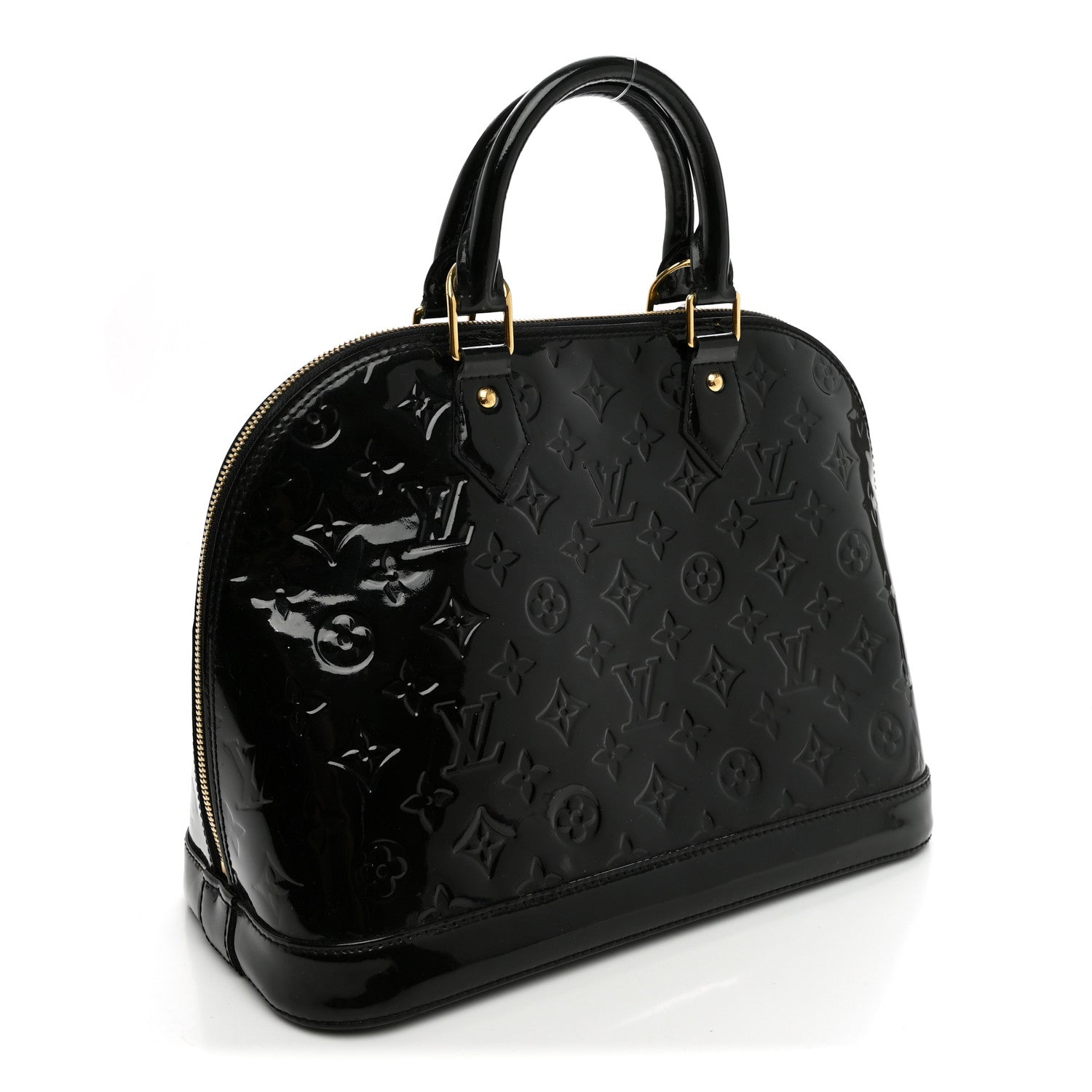 Louis Vuitton Vernis Alma PM Noir Magnetique 3 of 10