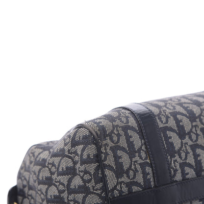 Christian Dior Denim Monogram Boston Navy 10 of 13