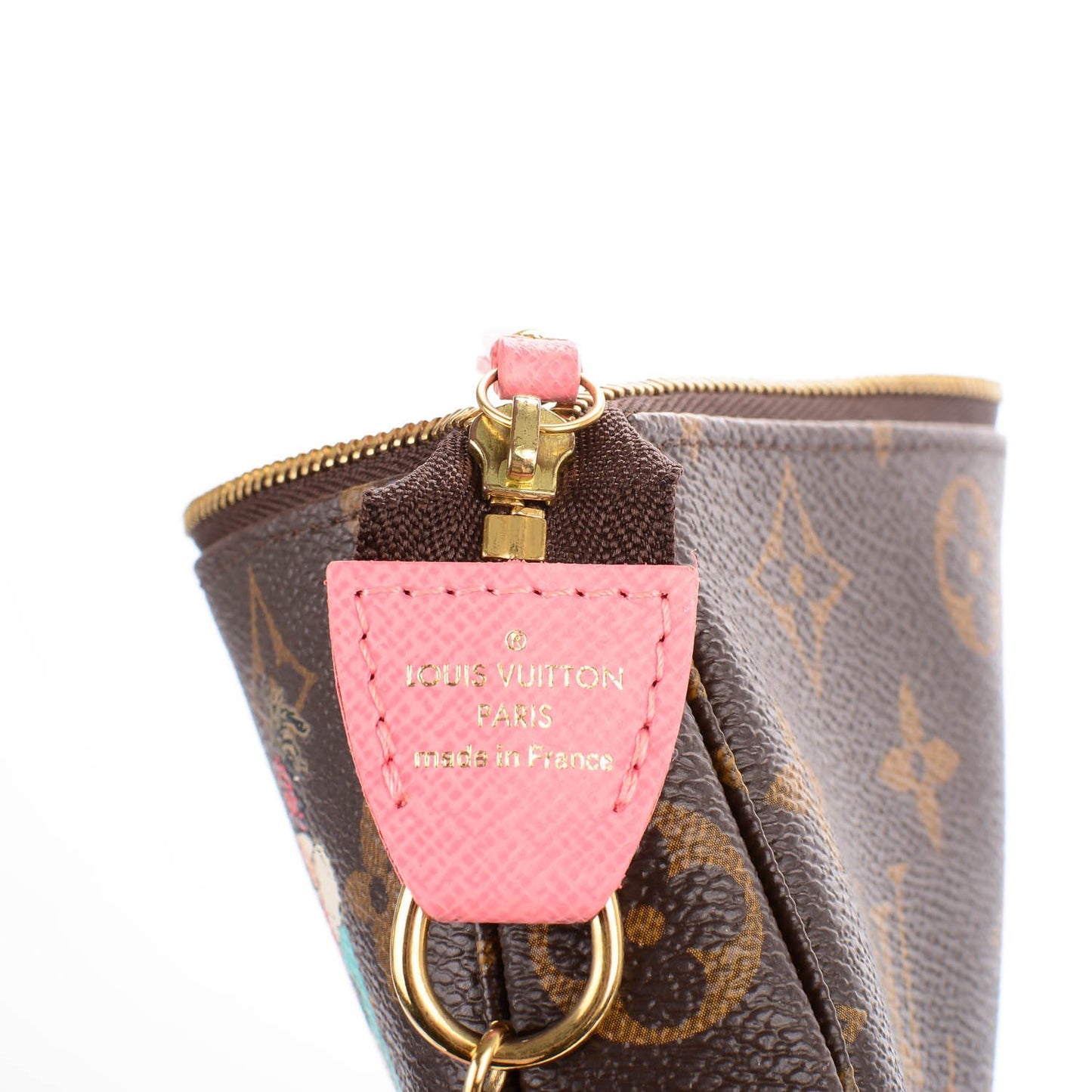 Monogram Illustre Mini Pochette Accessories Rose