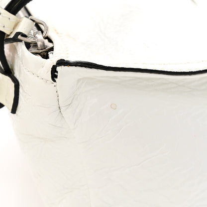 Givenchy Crinkled Patent Deerskin Mini Pandora White 16 of 19