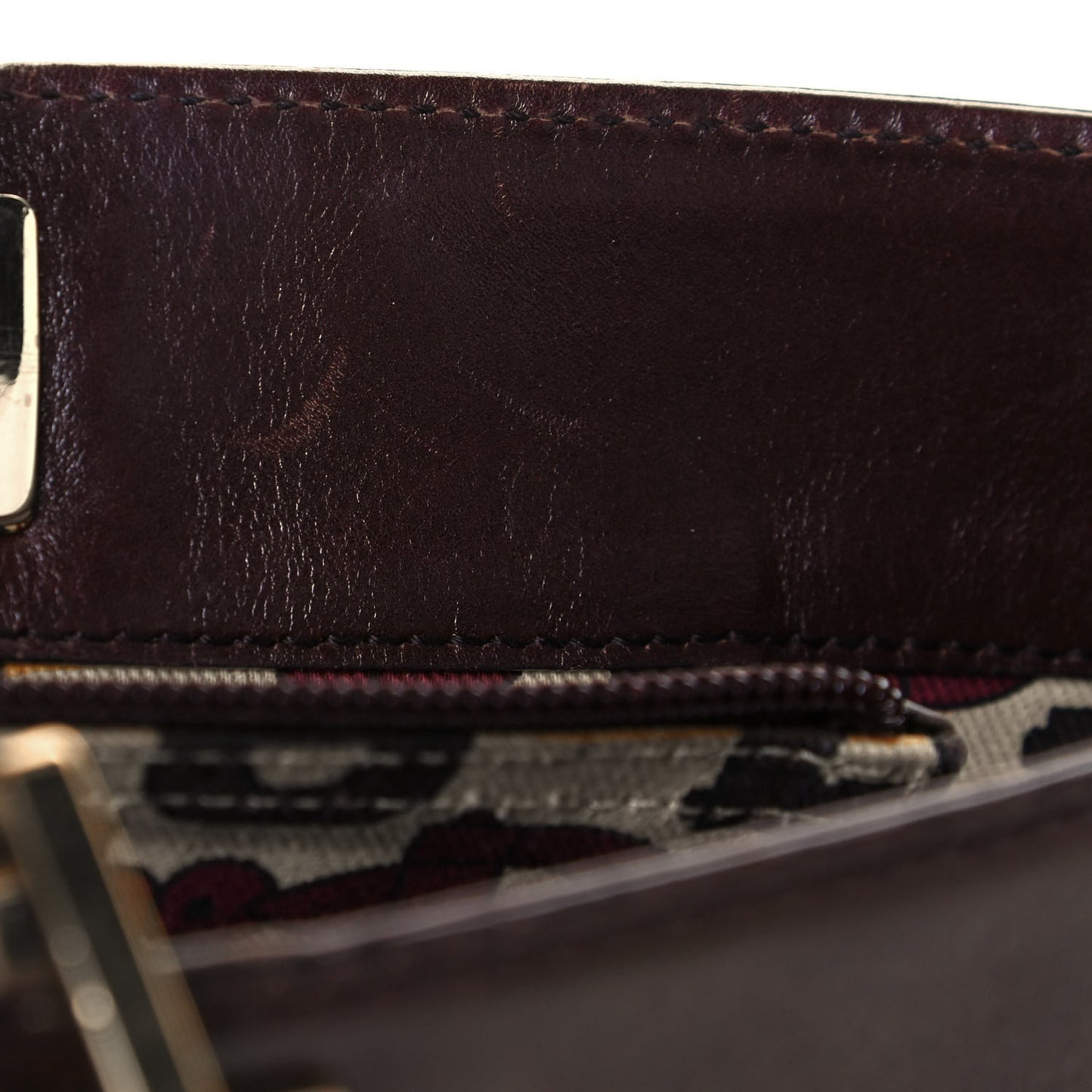 Guccissima Large Punch Tote Chocolate Brown