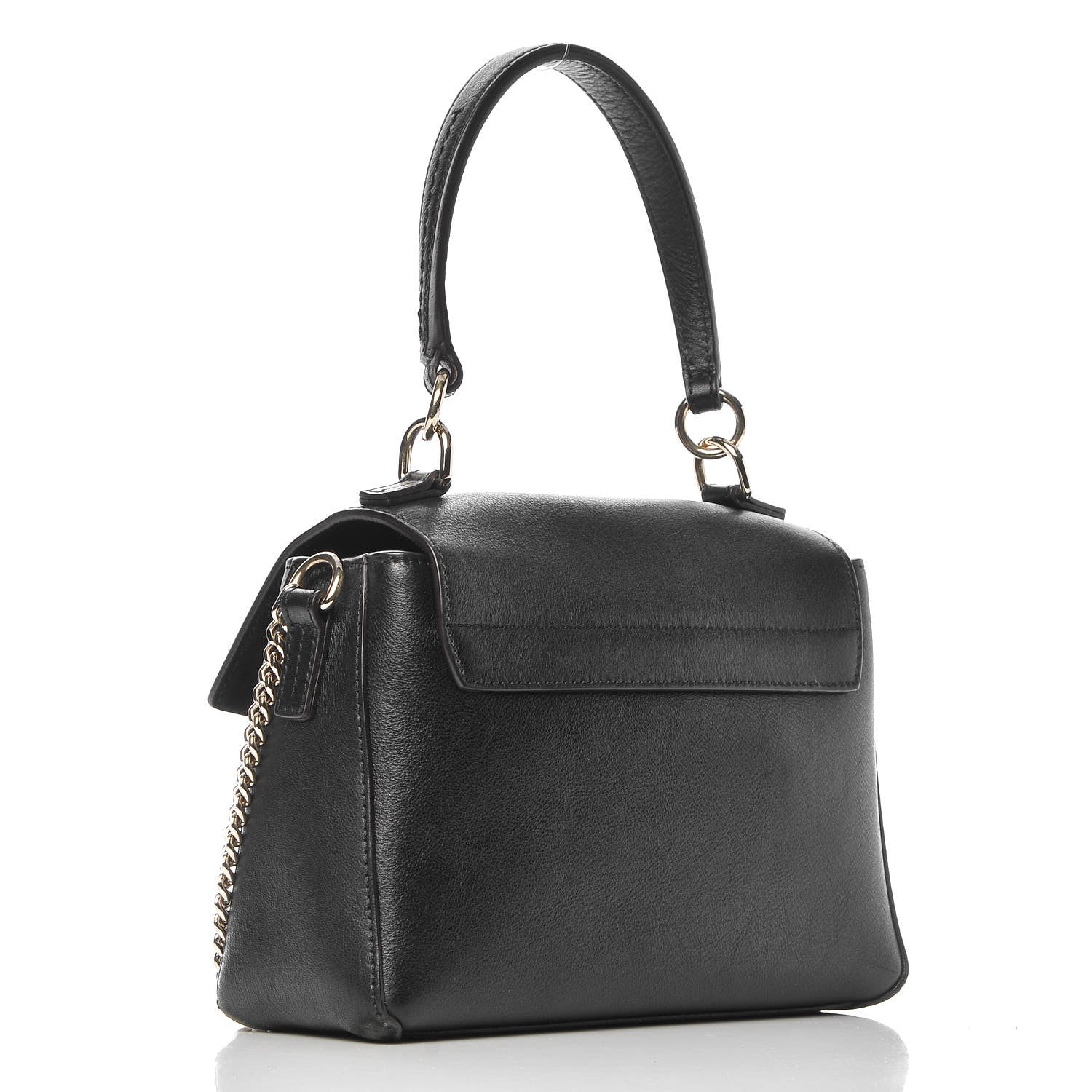 Chloe Calfskin Mini Faye Day Shoulder Bag Black 3 of 9