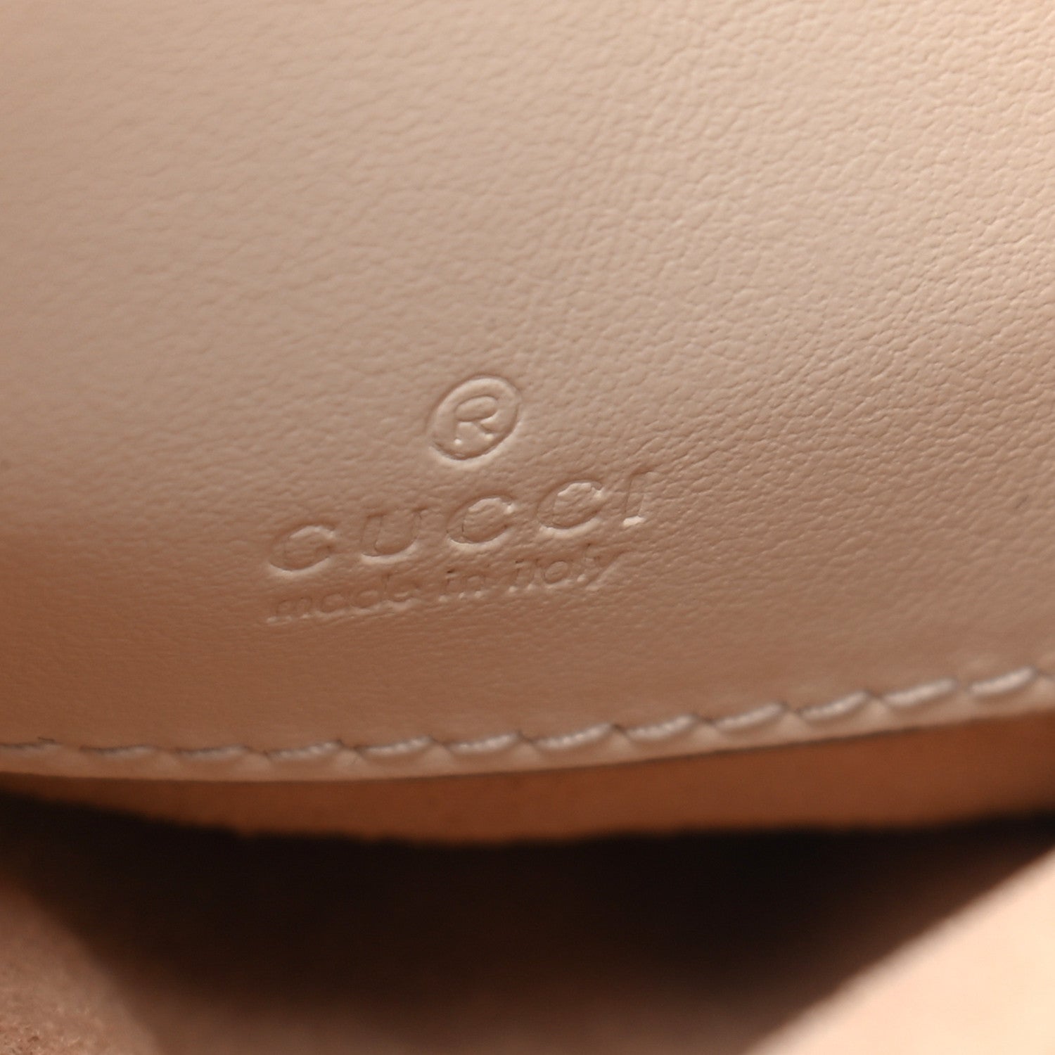 Gucci Calfskin Matelasse Mini GG Marmont Crossbody Bag White 6 of 7