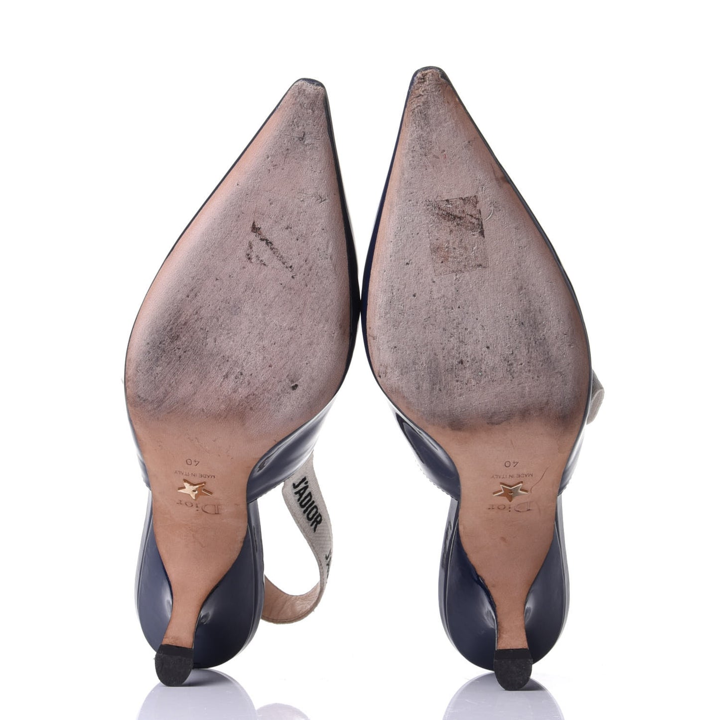 Patent Ribbon J'Adior Slingback 65mm Pumps 40 Blue