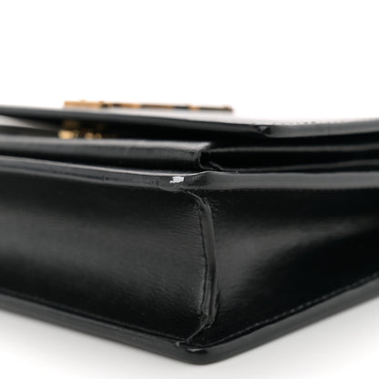 Saint Laurent Calfskin Monogram Sunset Chain Wallet Black 10 of 11
