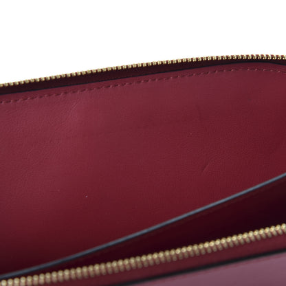 Burberry Calfskin Alvington Continental Wallet Peony Rose 8 of 8