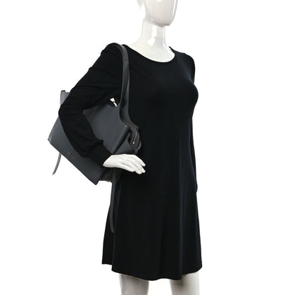 Celine Baby Grained Calfskin Medium Tri-Fold Bag Grey 3 of 12
