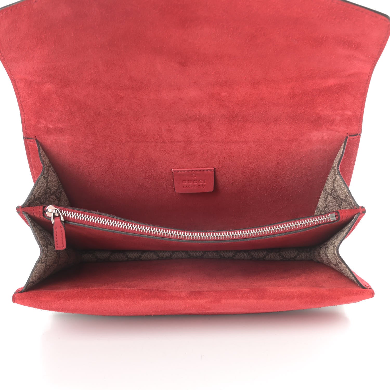 Gucci GG Supreme Monogram Small Dionysus Shoulder Bag Red 5 of 13