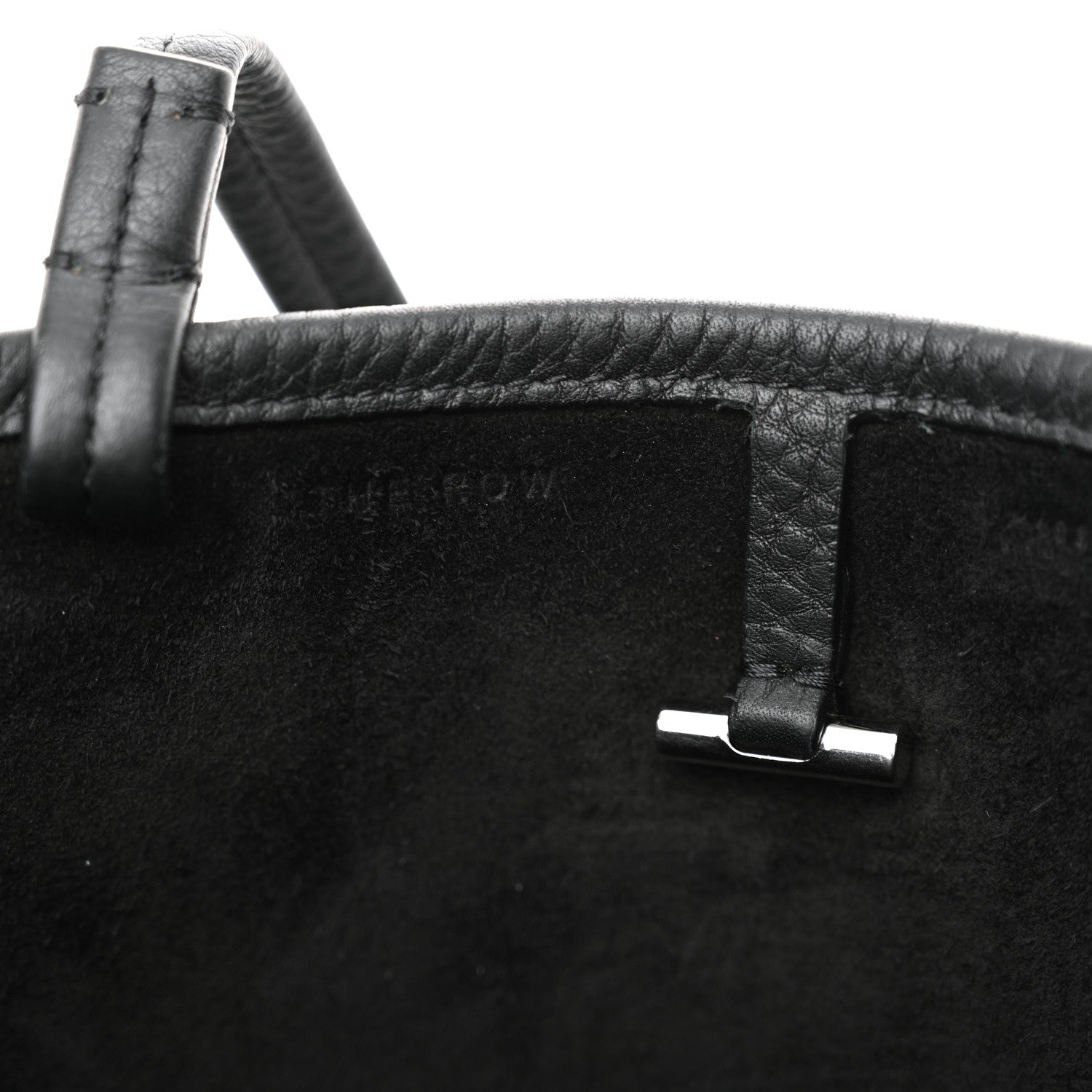 The Row Grained Calfskin Small Park Tote Black 6 of 13