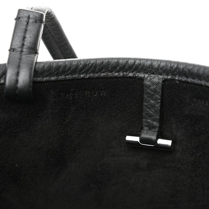 The Row Grained Calfskin Small Park Tote Black 6 of 13