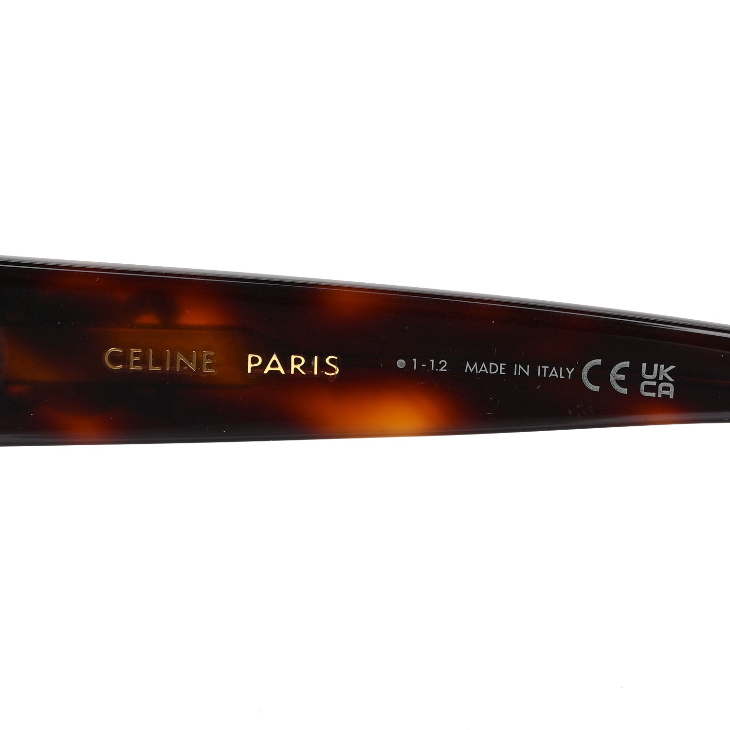 Celine Acetate Sunglasses CL 40226U Blonde Havana 5 of 6