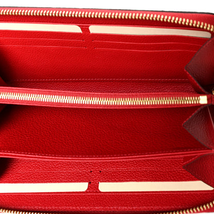 Louis Vuitton Empreinte Zippy Wallet Scarlet 5 of 9